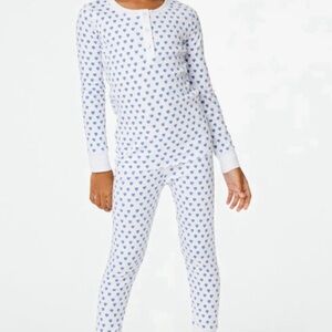 Roller Rabbit Kids Girls Heart Cotton Pajamas, Blue, size 8